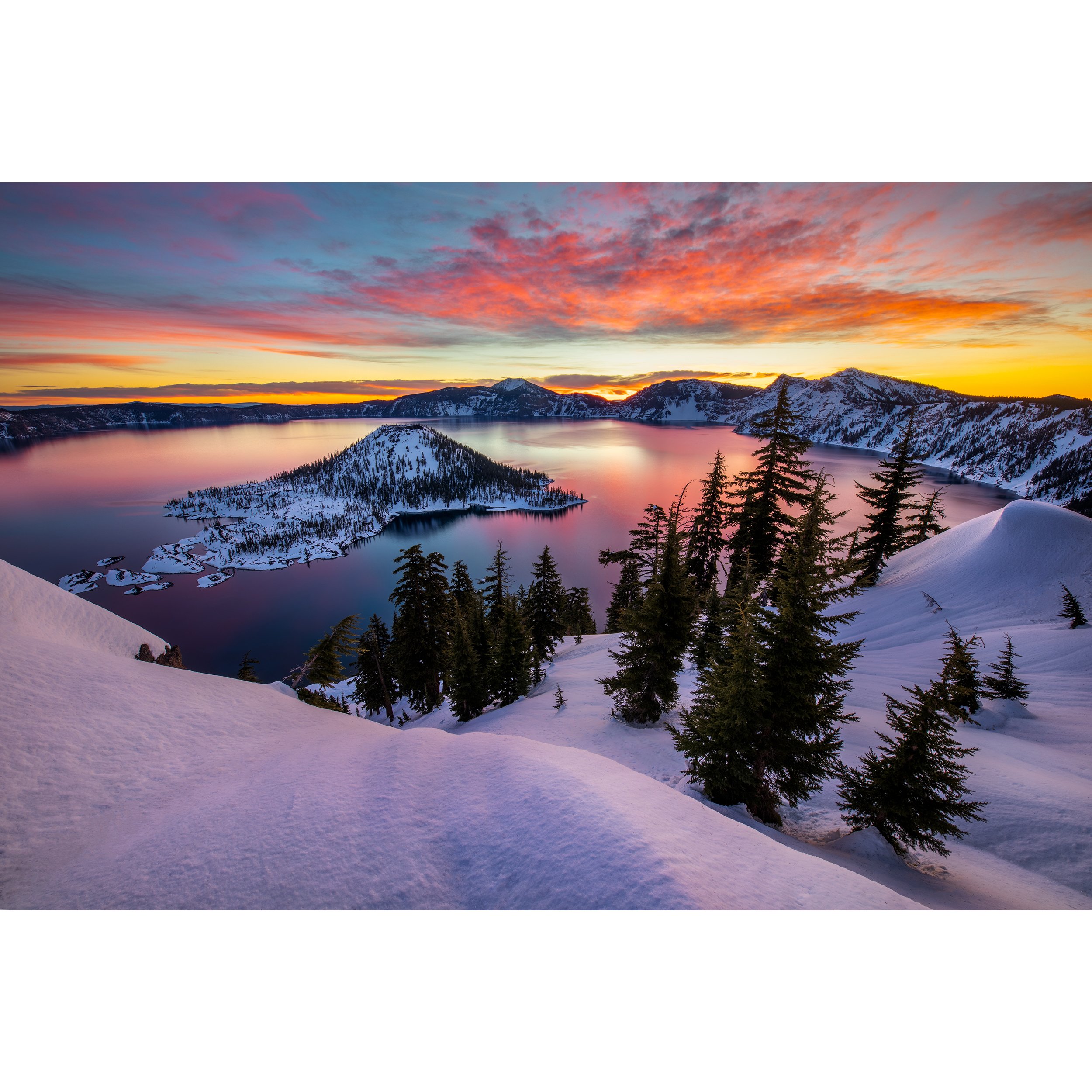 Crater Lake Sunrise — Josh Merrill Photography